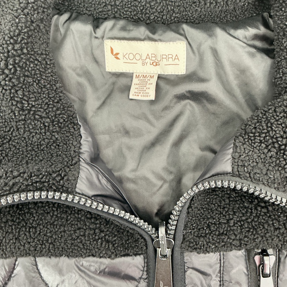 Koolaburra by Ugg Black Zipper Warm Jacket - Picture 4 of 10